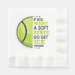 Als je een zachte serve wilt, krijg je ijsklok servet