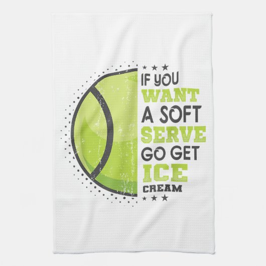 Als je een zachte serve wilt, krijg je ijsklok theedoek (Verticaal)