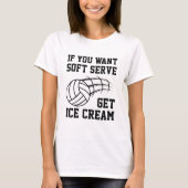Als je een zachte server wilt, krijg je ijskap t-shirt (Voorkant)