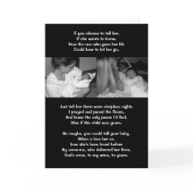 Als je ervoor kiest om het haar te vertellen, als