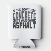 Als je geen beton gebruikt, dan is het je enige as blikjeskoeler (Achterkant)