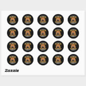 Als je geen 'Chow Chow Funny' hebt Ronde Sticker (Vel)