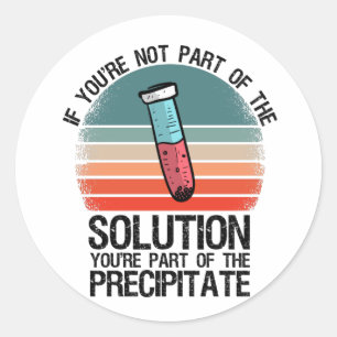 Als je geen deel uitmaakt van de Solution Funny Ch Ronde Sticker