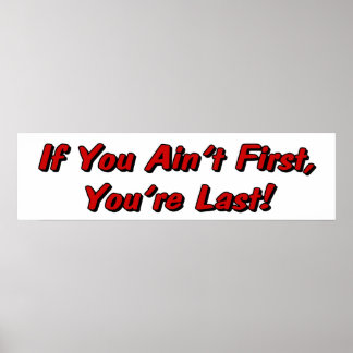 Als je geen eerste Poster hebt