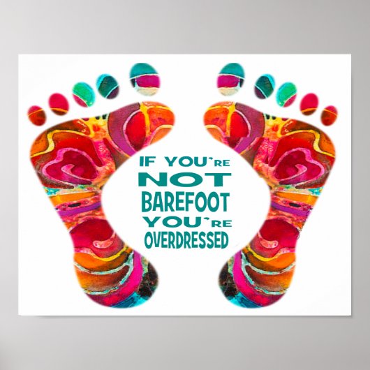 Als je geen Poster van de barefoot bent (Voorkant)