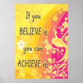 Als je gelooft dat je het kunt bereiken! poster (Voorkant)