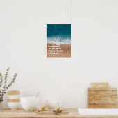 Als je gelooft, zul je ontvangen wat je vraagt poster (Keuken)