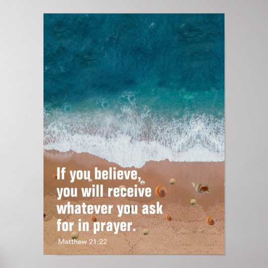 Als je gelooft, zul je ontvangen wat je vraagt poster (Voorkant)