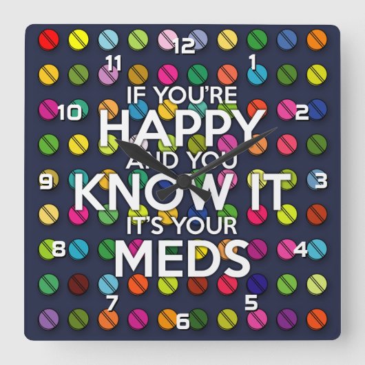 ALS JE GEWELDIG BENT EN JE WEET HET VIERKANTE KLOK (Voorkant)