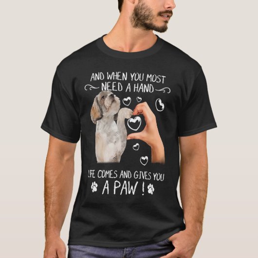 Als je het hardst een handleven nodig hebt, dan is t-shirt (Voorkant)