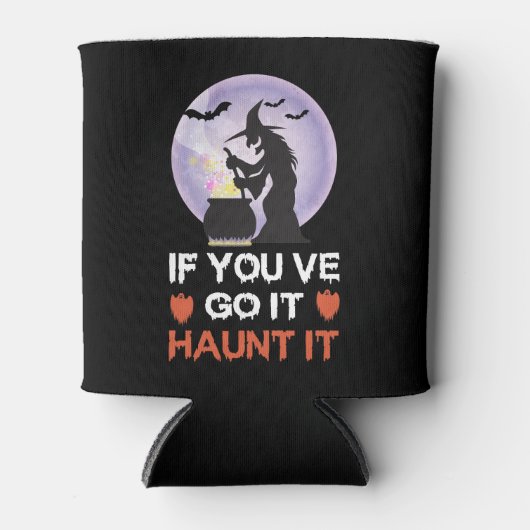 Als je het hebt achtervolgen het grappige Hallowee Blikjeskoeler (Voorkant)