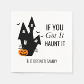 Als je het hebt... heb je het aangetast. servet (Voorkant)