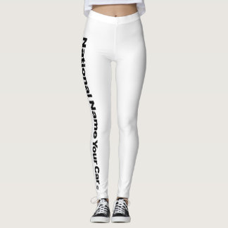 Als je het leuk vindt, moet je er een naam op zett leggings