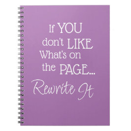 "Als je het niet leuk vindt wat er op de pagina st Notitieboek