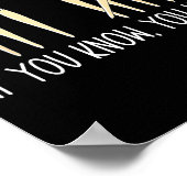 Als je het weet, weet je het Kunsleraare Studenten Poster (Hoek)