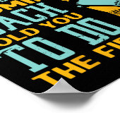 Als je in het begin niet bent geslaagd, probeer da poster (Hoek)