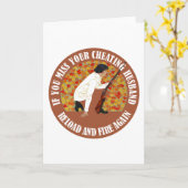 Als je je bedriegende man mist, herlaad en vuur kaart (Gele Bloem)