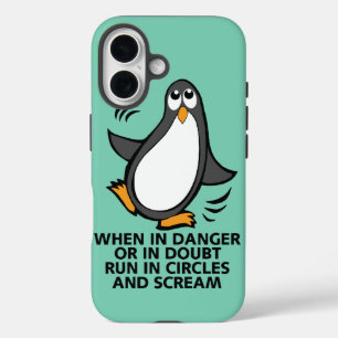 Als je je in gevaar of twijfel bevindt Grappige P iPhone 16 Hoesje
