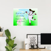 Als je kunt lopen, kan je dansen. poster (Thuiskantoor)