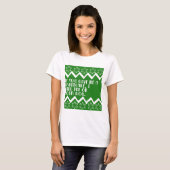 Als je me een Fruitcake geeft... grappig design T-shirt (Voorkant volledig)