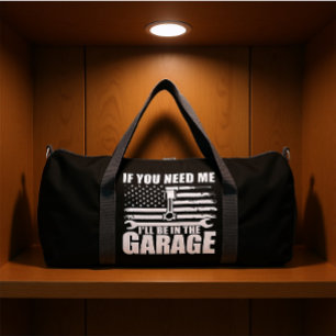 ALS JE ME NODIG HEBT, BEN IK IN DE GARAGE PLUNJEZAK