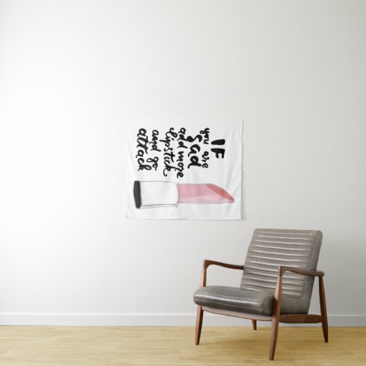 Als je meer lippenstift wilt toevoegen en aanvalle wandkleed (In Situ (horizontaal))