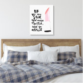 Als je meer lippenstift wilt toevoegen en je gaat  canvas afdruk (Insitu (Slaapkamer))