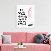 Als je meer lippenstift wilt toevoegen en je gaat  canvas afdruk (Insitu (Woonkamer))