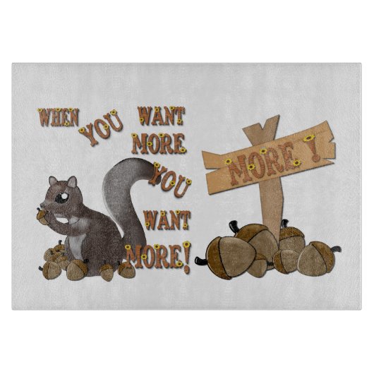 Als je meer wilt, wil je meer snijplank (Voorkant)