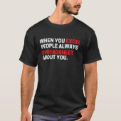 Als je mensen uitblinkt, spreadsheets over je t-shirt (Voorkant)