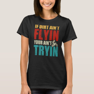Als je met vuile geur vliegt, maak je een motocros t-shirt
