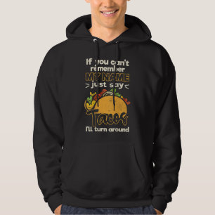 als je mijn naam niet meer kunt herinneren, zeg da hoodie