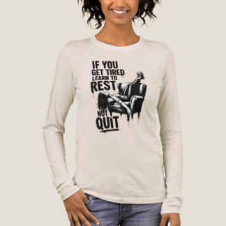 Als je moe wordt, leer dan te rusten in plaats van Tri-Blend shirt
