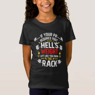 Als je motivatie citaat met witte tekst t-shirt