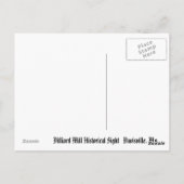Als je naar het verleden kijkt, Dillard Mill Davis Briefkaart (Achterkant)