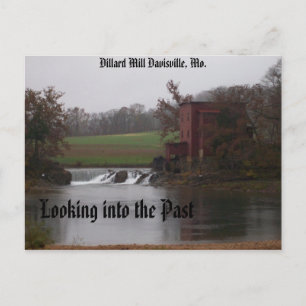 Als je naar het verleden kijkt, Dillard Mill Davis Briefkaart