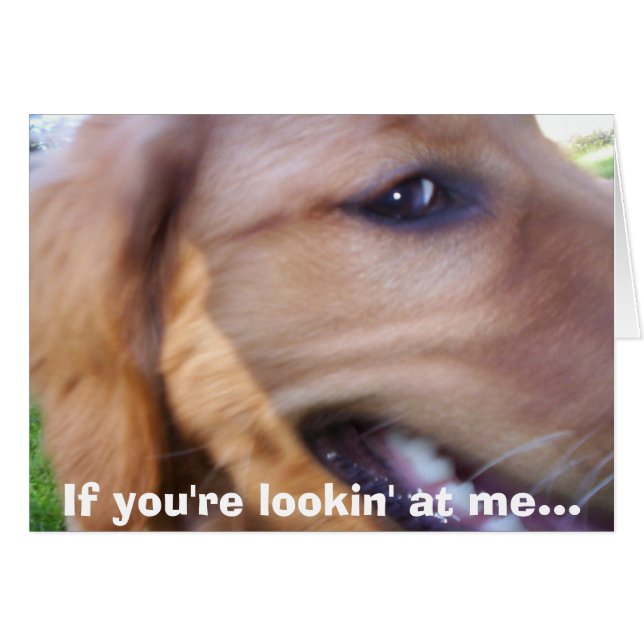 Als je naar me kijkt... (Voorkant Horizontaal)