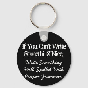 Als je niet iets leuks Sleutelhanger kunt schrijve