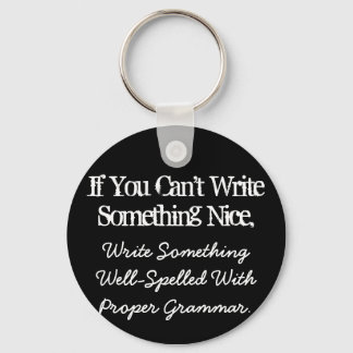 Als je niet iets leuks Sleutelhanger kunt schrijve