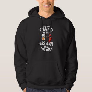 Als je niet kunt staan hitte, ga dan vlees Mannen  Hoodie