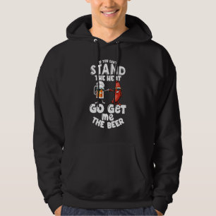 Als je niet kunt staan hitte, ga dan vlees Mannen  Hoodie
