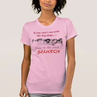 Als je niet met de grote honden kunt lopen......, t-shirt