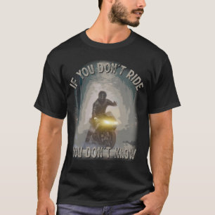 Als je niet rijdt, ken je de Amerikaanse motorfiet T-shirt