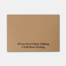 Als je niet stopt met praten, zal ik beginnen met 