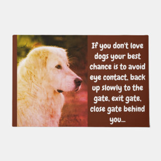 Als je niet van honden houdt... deurmat