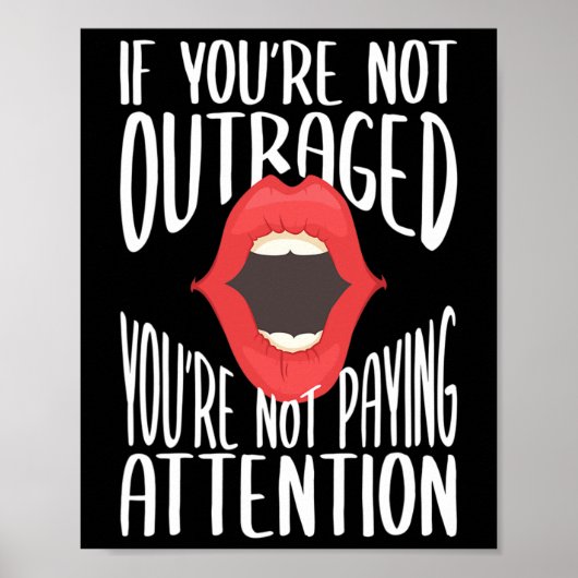 Als je niet woedend bent, let je niet op poster (Voorkant)