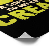 Als je op zoek bent naar een zachte server, ga dan poster (Hoek)