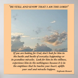 Als je op zoek bent naar God Poster