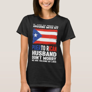 Als je Puerto rican echtgenoot Puerto rico Puerto T-shirt