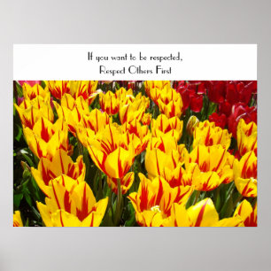 Als je respect wilt hebben, respecteer dan eerst a poster